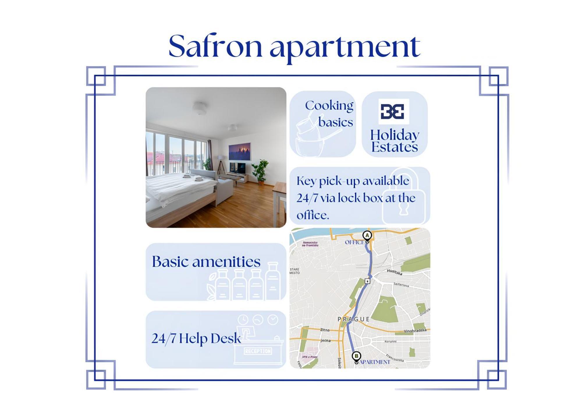 Sunny Safron Apartment Πράγα Εξωτερικό φωτογραφία